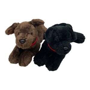Gund Diggity Dog Plush Dark Chocolate Brown Lab Black Lab Puppy 1308